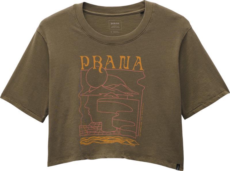 Everyday VW Graphic Crop tee - Womens - Rich Earth Mindscape 1