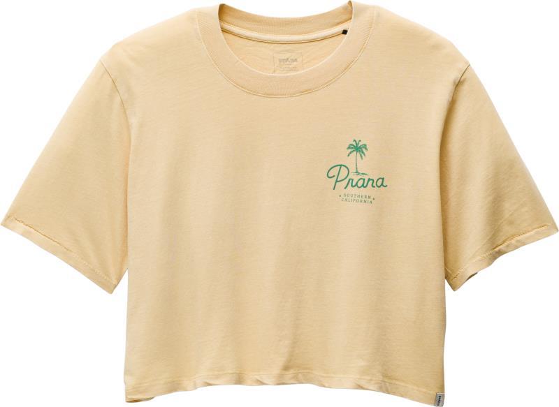 Everyday VW Graphic Crop tee - Womens - Sun Kissed prAna Palm 1