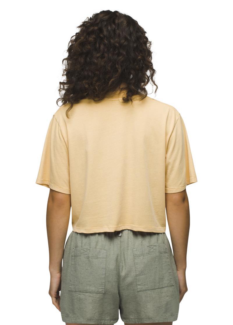 Everyday VW Graphic Crop tee - Womens - Sun Kissed prAna Palm 3