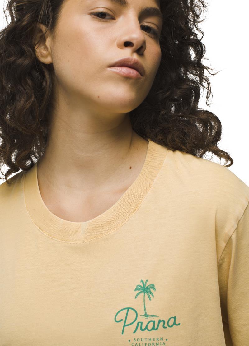 Everyday VW Graphic Crop tee - Womens - Sun Kissed prAna Palm 4