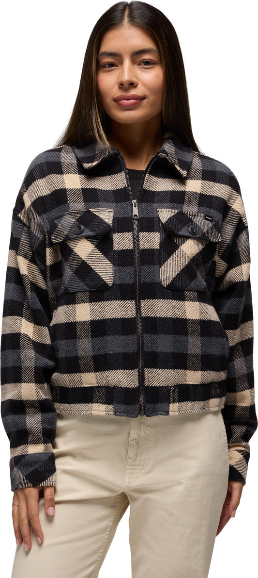 Excursions Flannel Jacket - Womens - black 1