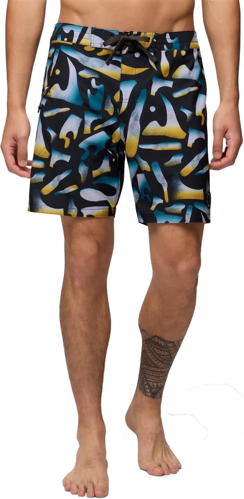 Fenton BoardShorts, 7" Inseam - Mens - black biome 1