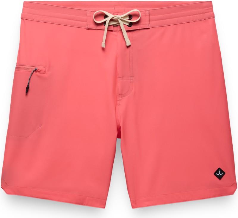 Fenton BoardShorts, 7" Inseam - Mens - guava 1