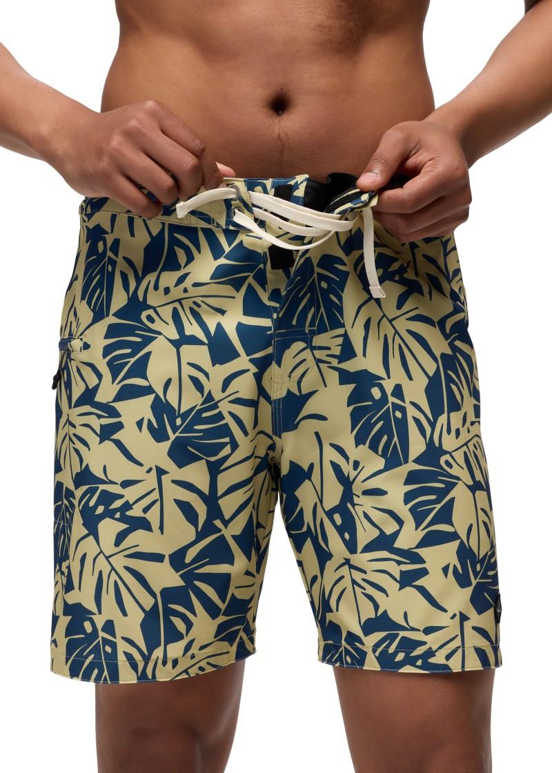 Fenton BoardShorts, 7" Inseam - Mens - jackfruit monstera 1