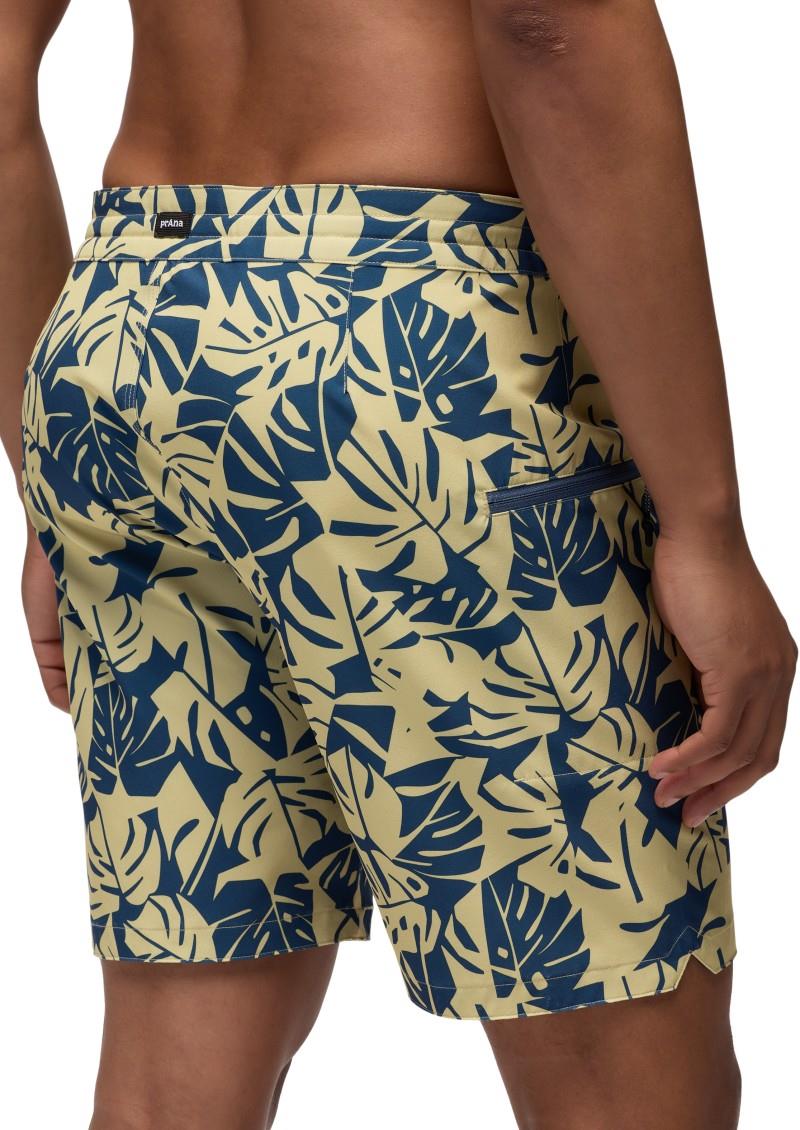Fenton BoardShorts, 7" Inseam - Mens - jackfruit monstera 1