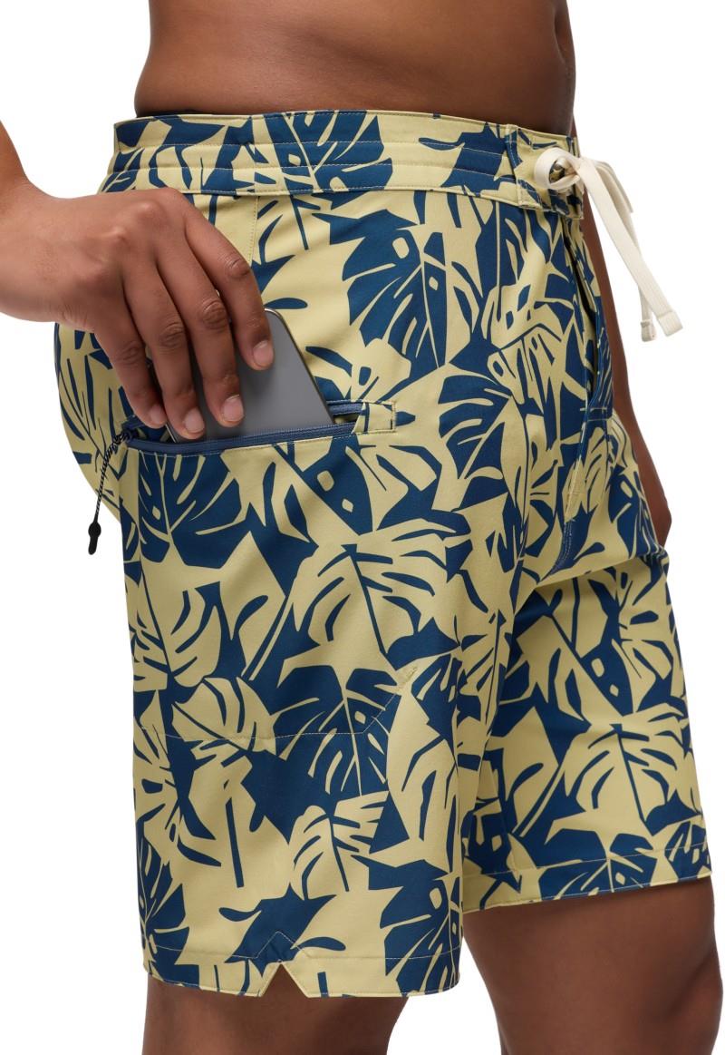 Fenton BoardShorts, 7" Inseam - Mens - jackfruit monstera 1