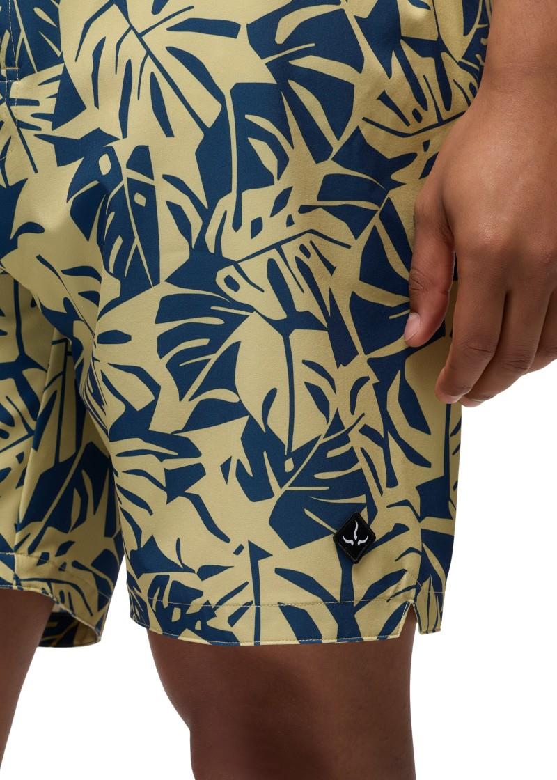 Fenton BoardShorts, 7" Inseam - Mens - jackfruit monstera 1