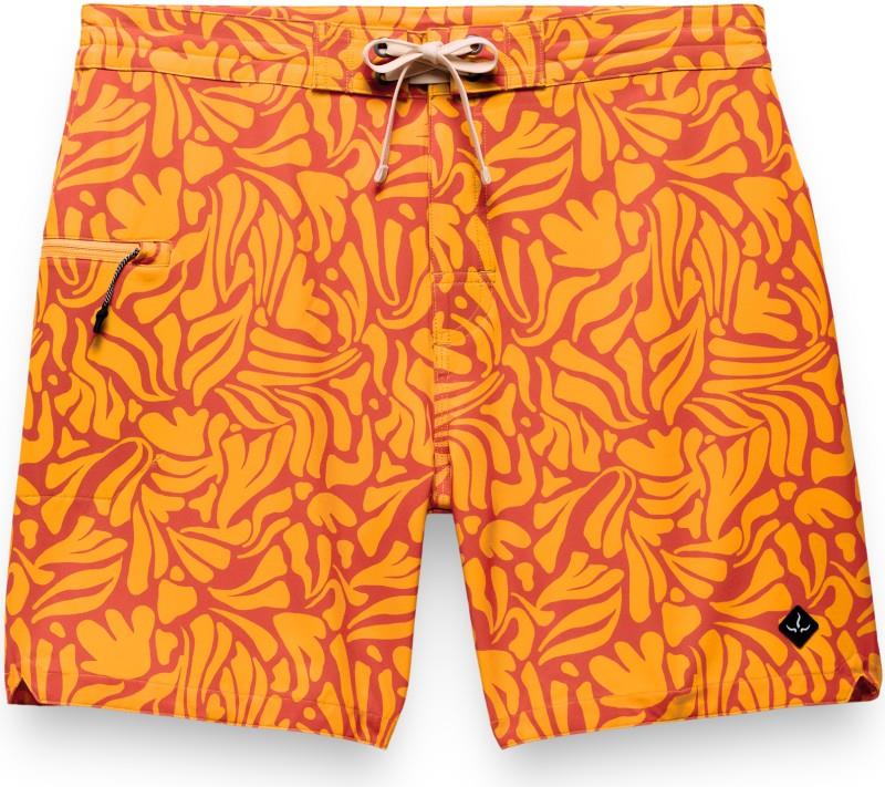 Fenton BoardShorts, 7" Inseam - Mens - mango seaweed 1