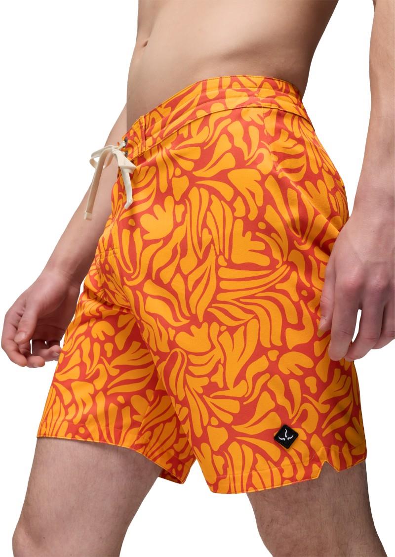 Fenton BoardShorts, 7" Inseam - Mens - mango seaweed 1