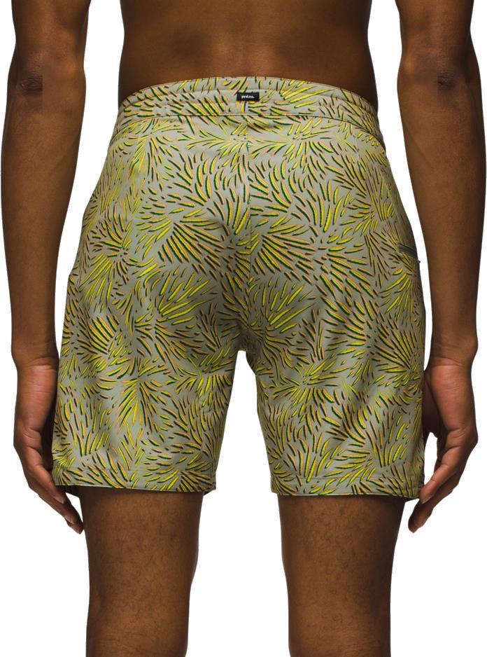 Fenton Boardshorts, 7" Inseam - Mens - Juniper Green Fronds 3