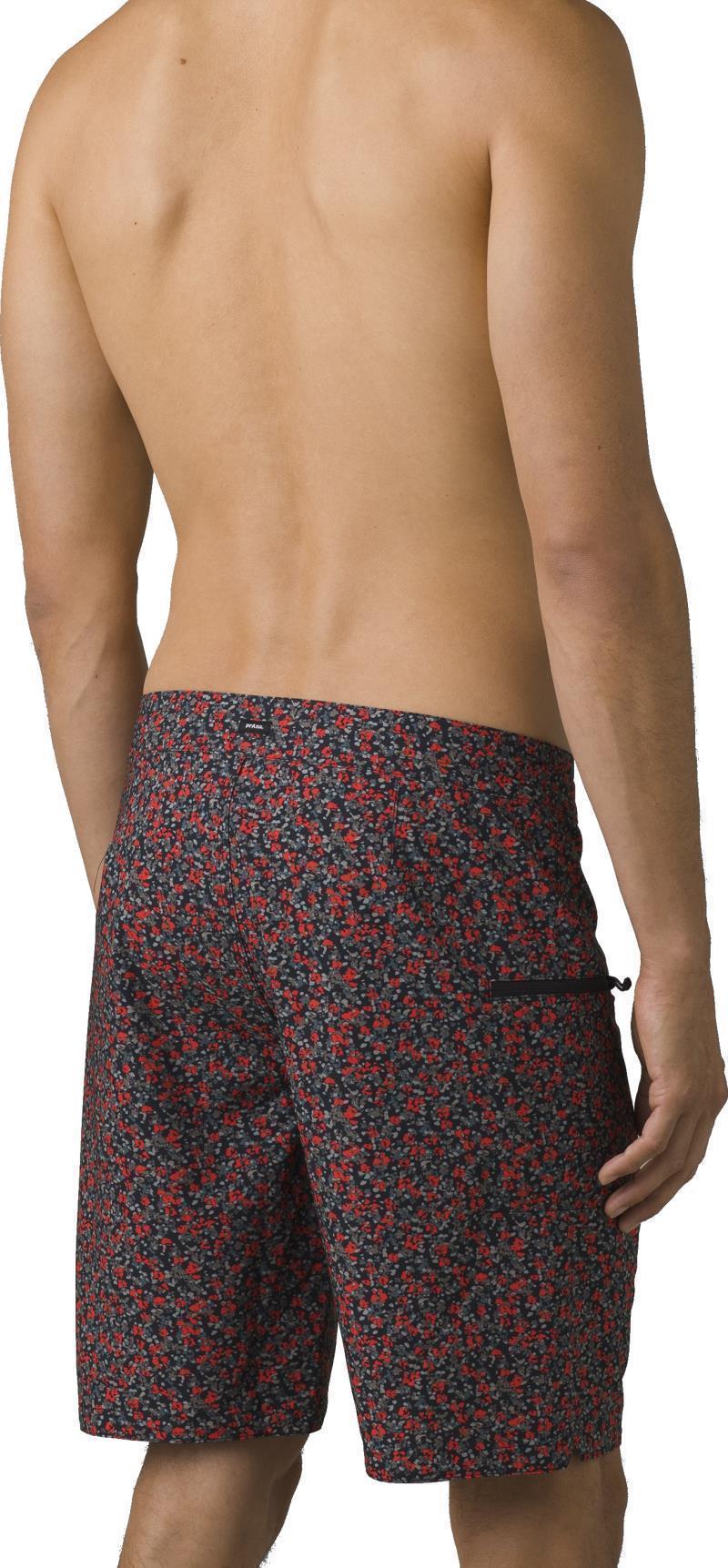 Fenton Boardshorts, 9" Inseam - Mens - Black Floral 2