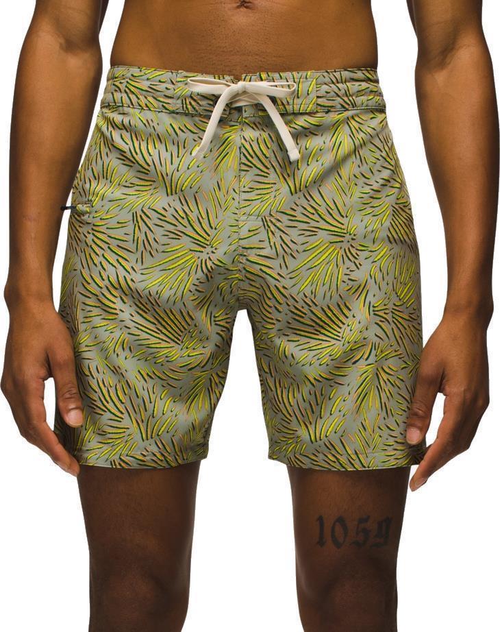 Fenton Boardshorts, 9" Inseam - Mens - Juniper Green Fronds 2