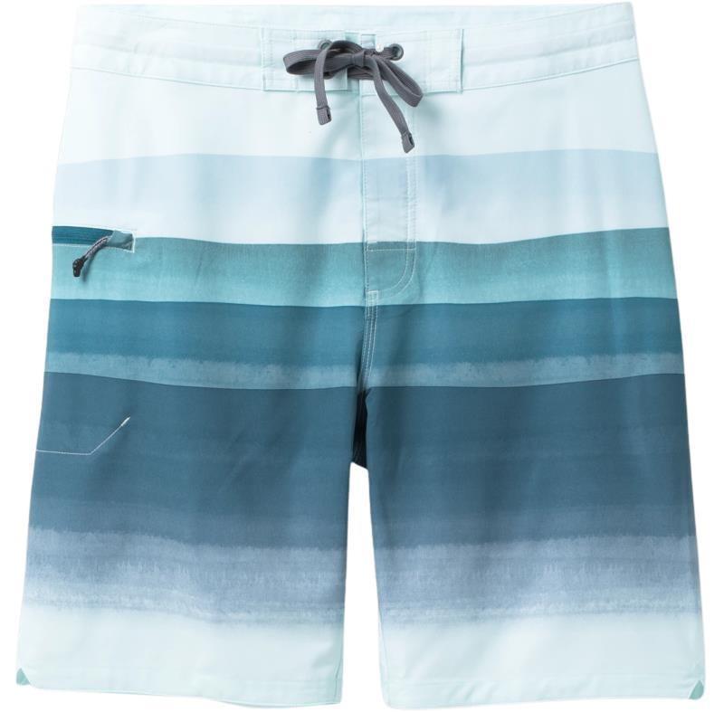 Fenton Boardshorts, 9" Inseam - Mens - aquamarine stripe 1