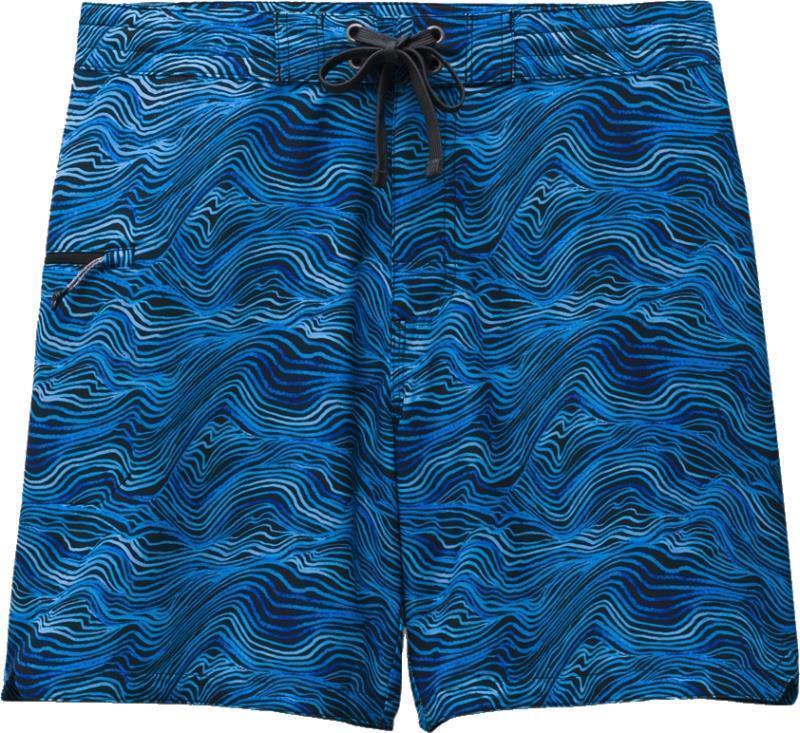 Fenton Boardshorts, 9" Inseam - Mens - black waves 1