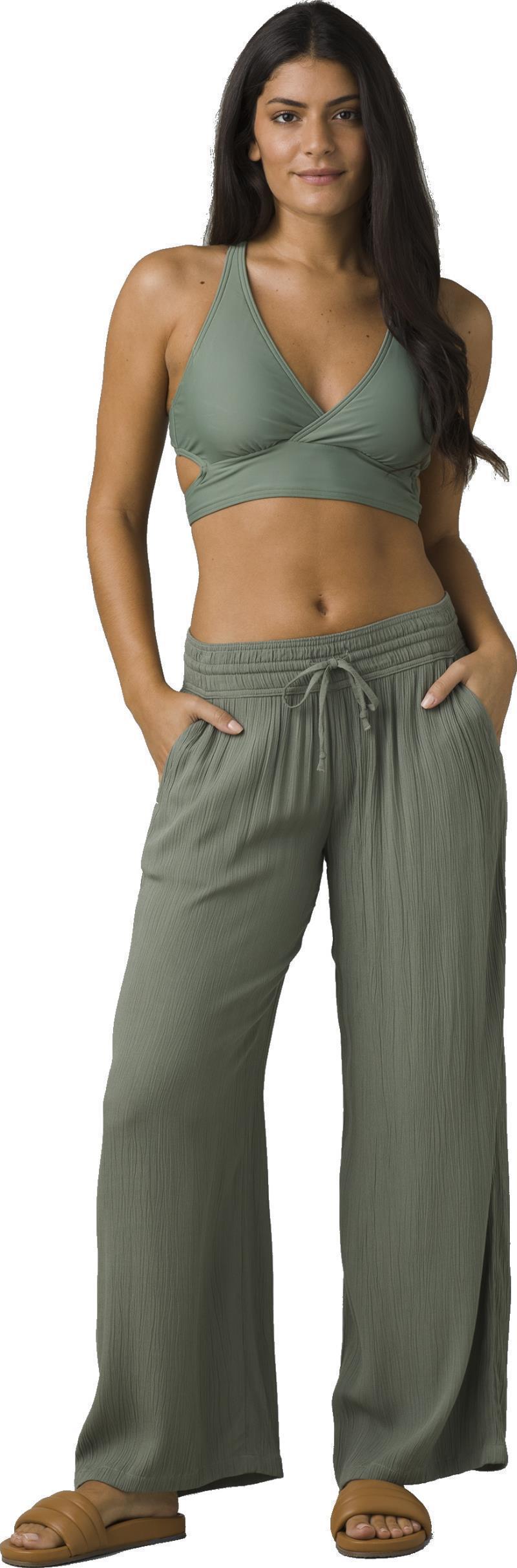 Fernie Beach Pants, Reg - Womens - Army Green 4