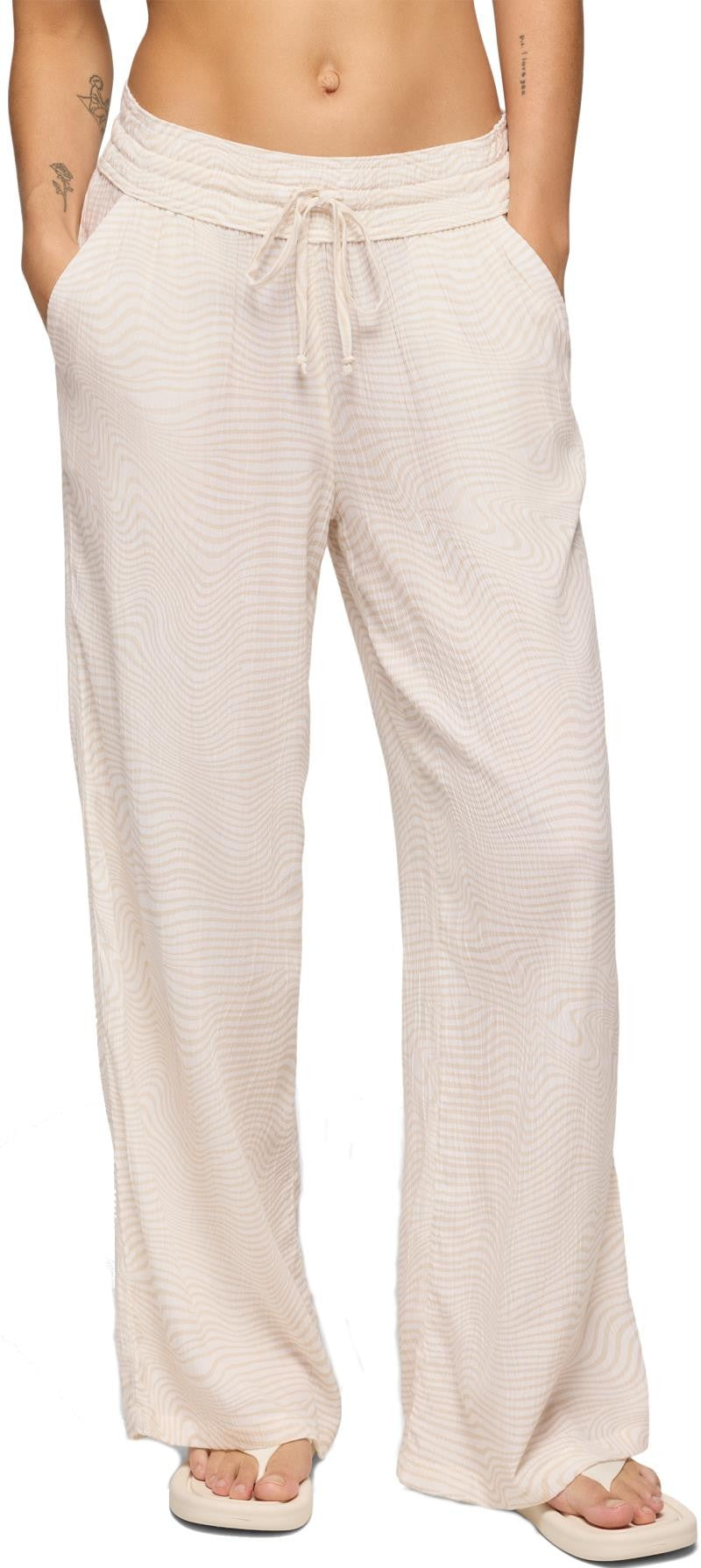 Fernie Beach Pants - Womens - soft white wavee 1