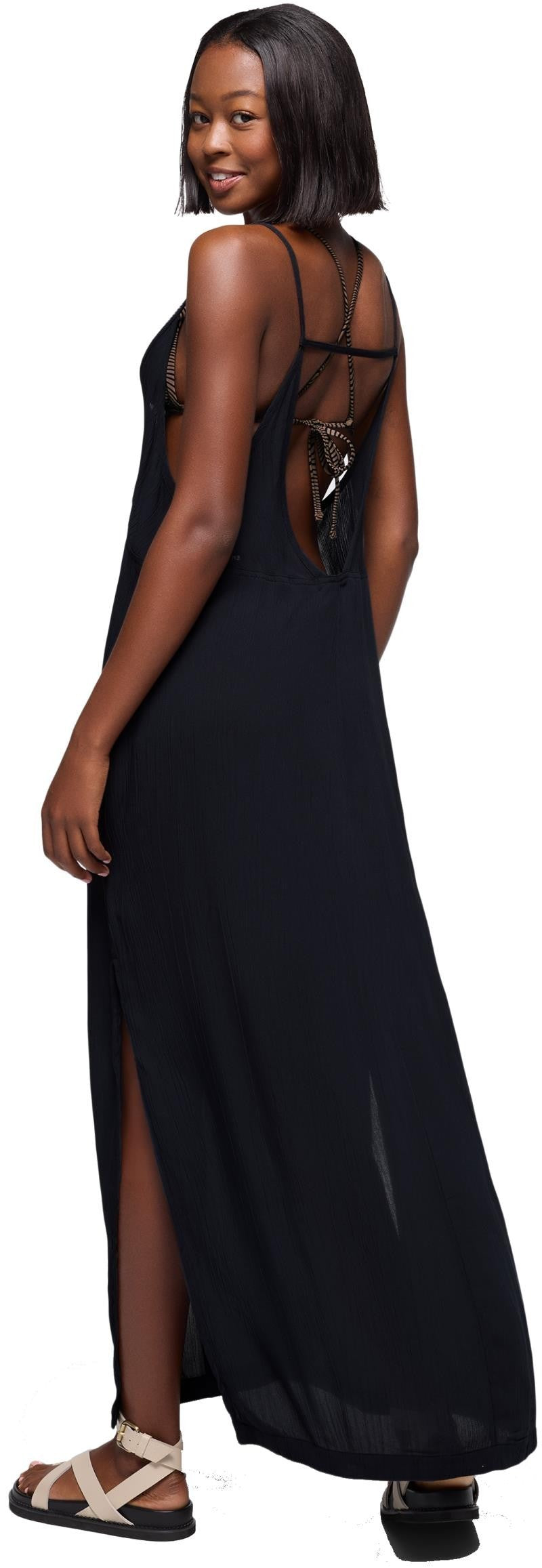Fernie V-Neck Maxi Dress - black 1