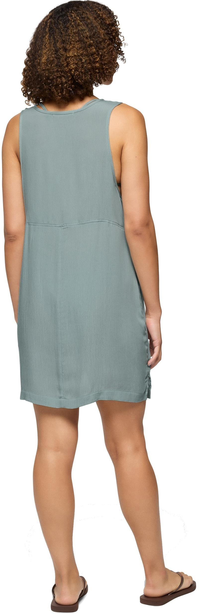 Fernie V-Neck Mini Dress - saltwater 1