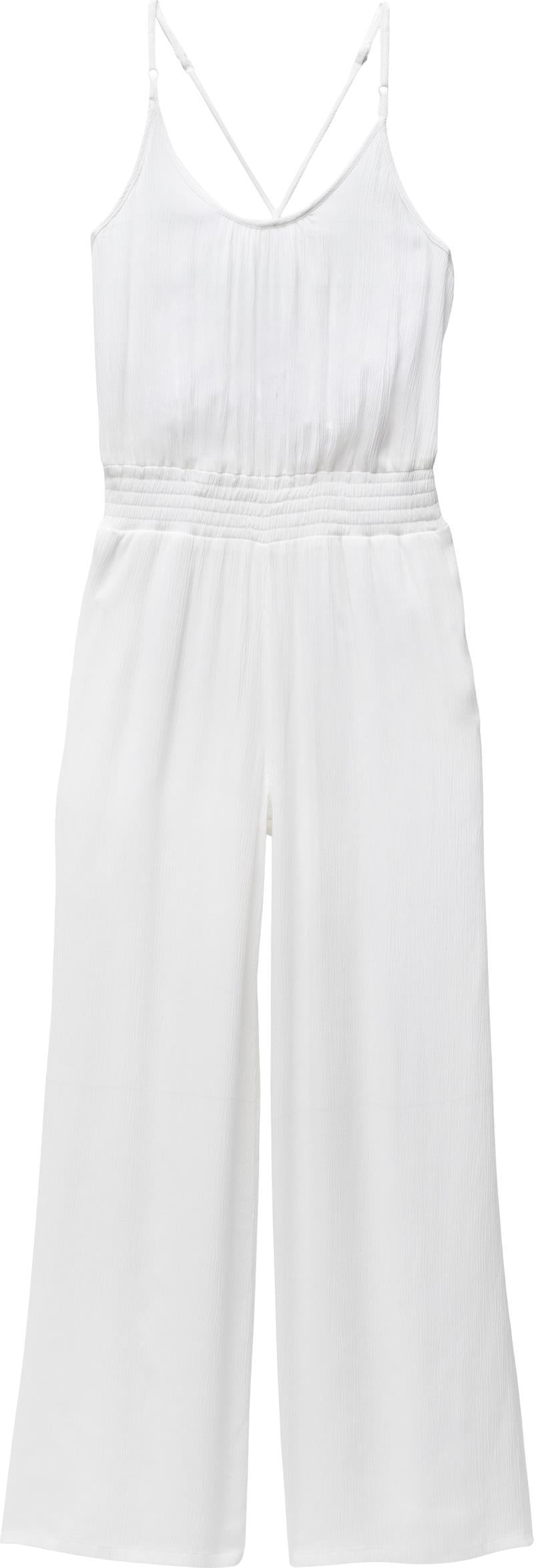 Fernie Wide Leg Jumpsuit - Womens - White 1