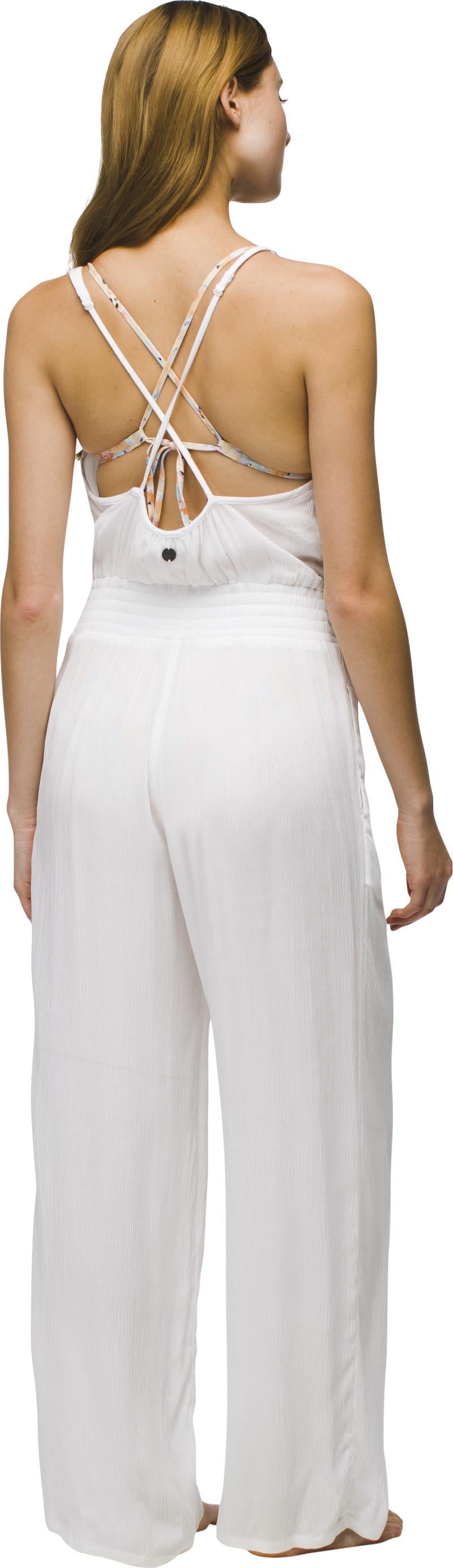 Fernie Wide Leg Jumpsuit - Womens - White 3
