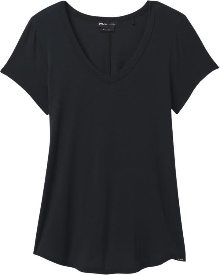 Foundation 365 V-Neck Top Plus - Womens - black 1
