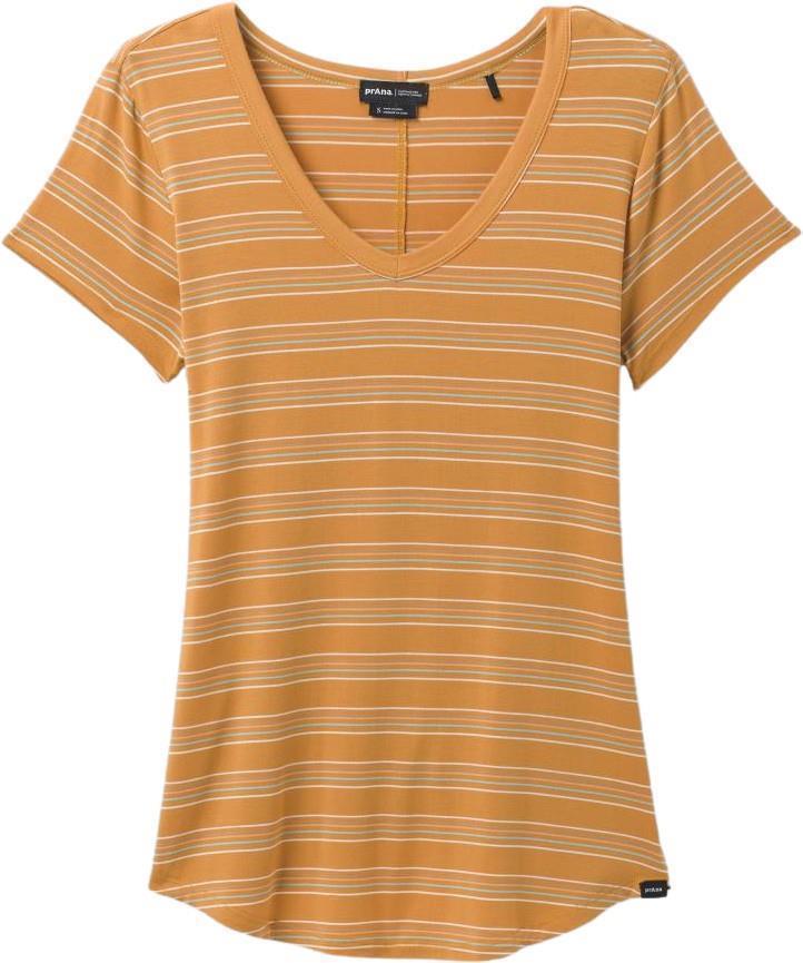 Foundation 365 V-Neck Top Plus - Womens - solstice stripe 1