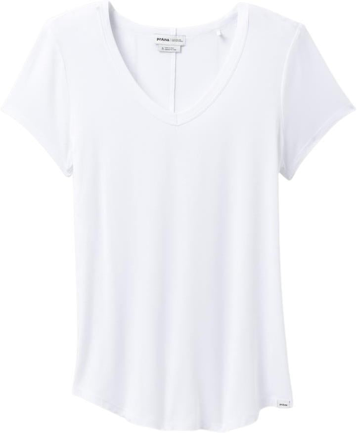 Foundation 365 V-Neck Top Plus - Womens - white 1