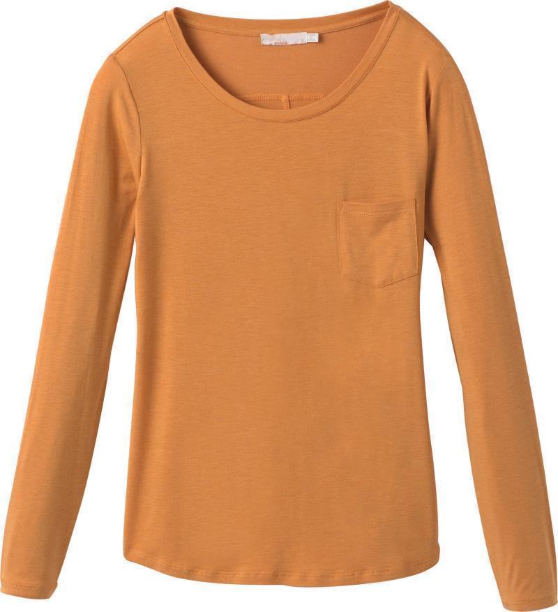 Foundation LS Crew - Womens - Butterscotch Heather 1