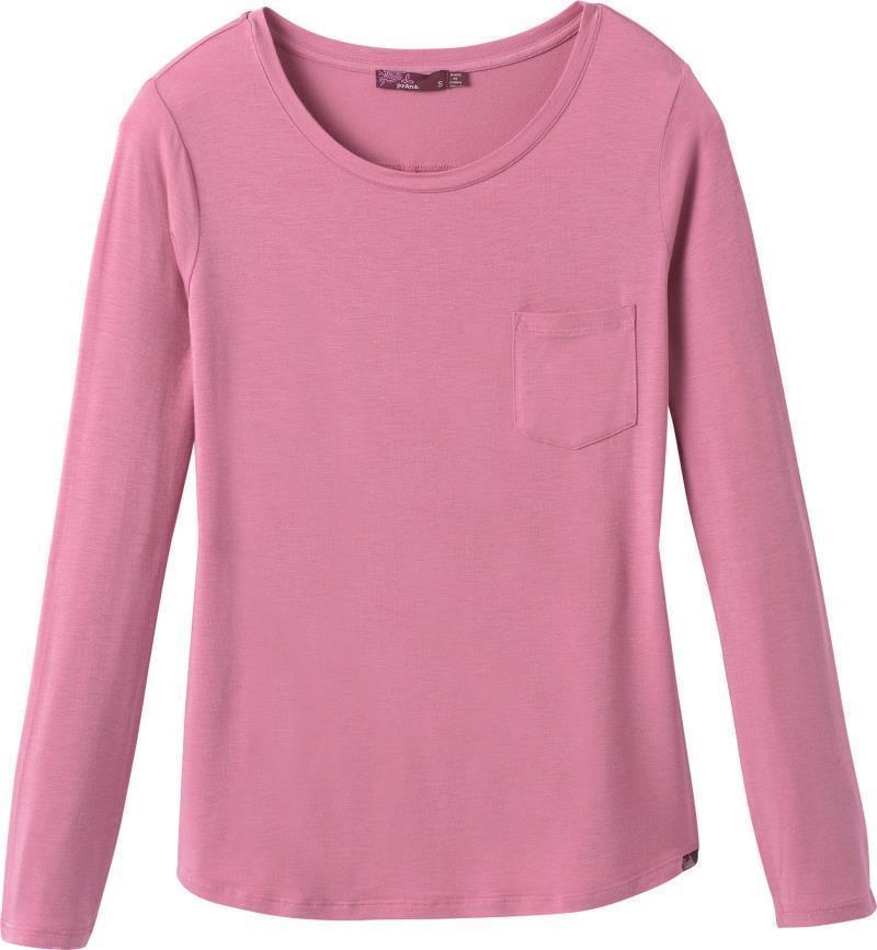 Foundation LS Crew - Womens - Cassis Heather 1