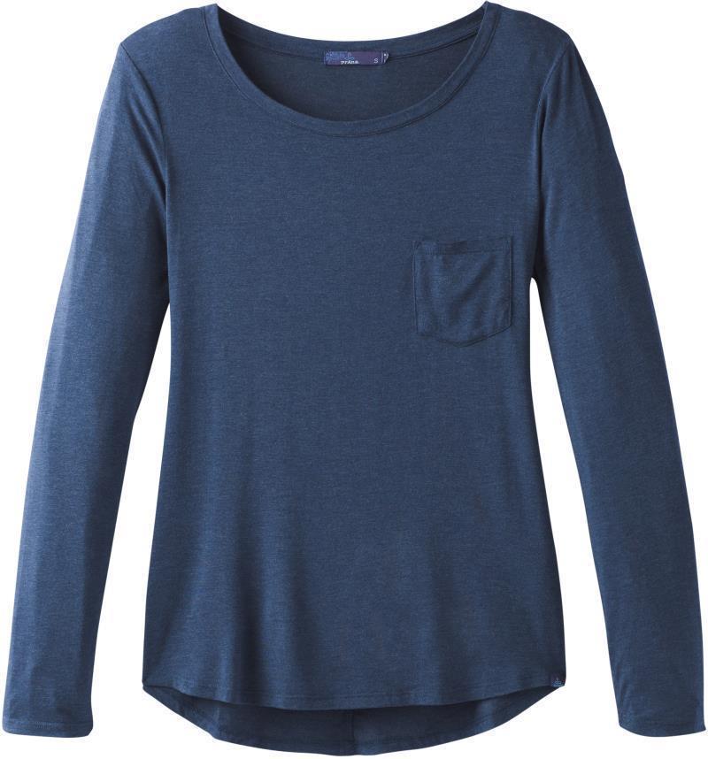 Foundation LS Crew - Womens - Equinox Blue Heather 1