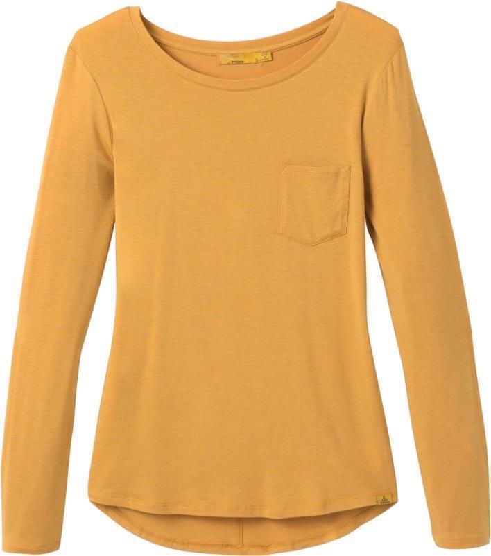 Foundation LS Crew - Womens - Golden Sky Heather 1