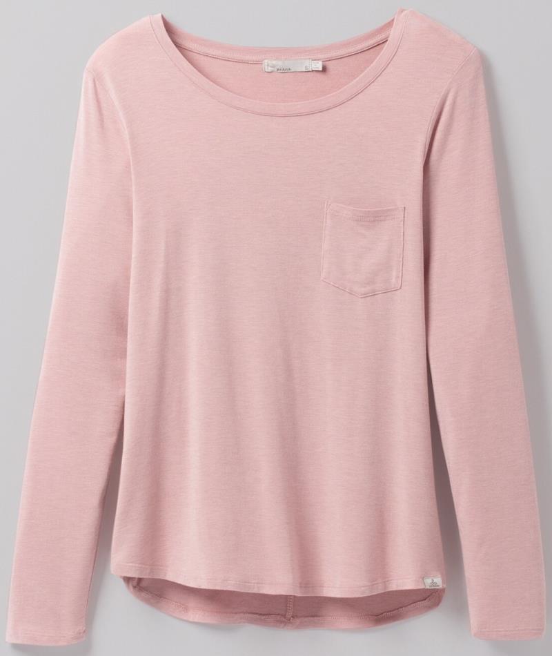 Foundation LS Crew - Womens - Rosette Heather 1