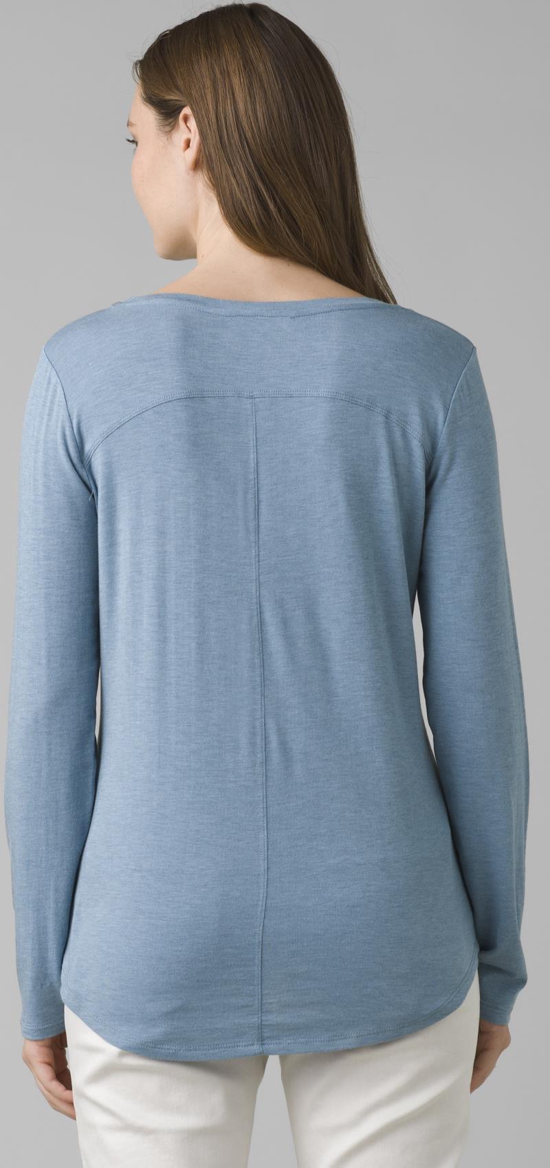 Foundation LS Crew - Womens - Sea Mist Heather 3
