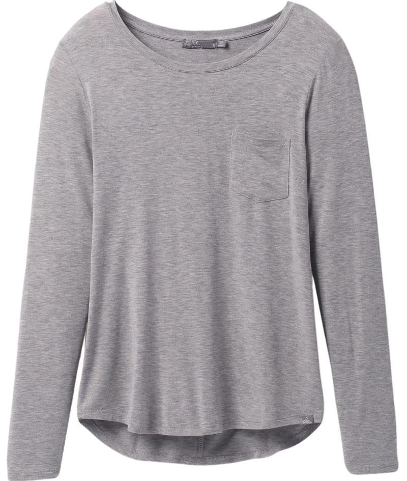 Foundation LS Plus - Womens - heather grey 1