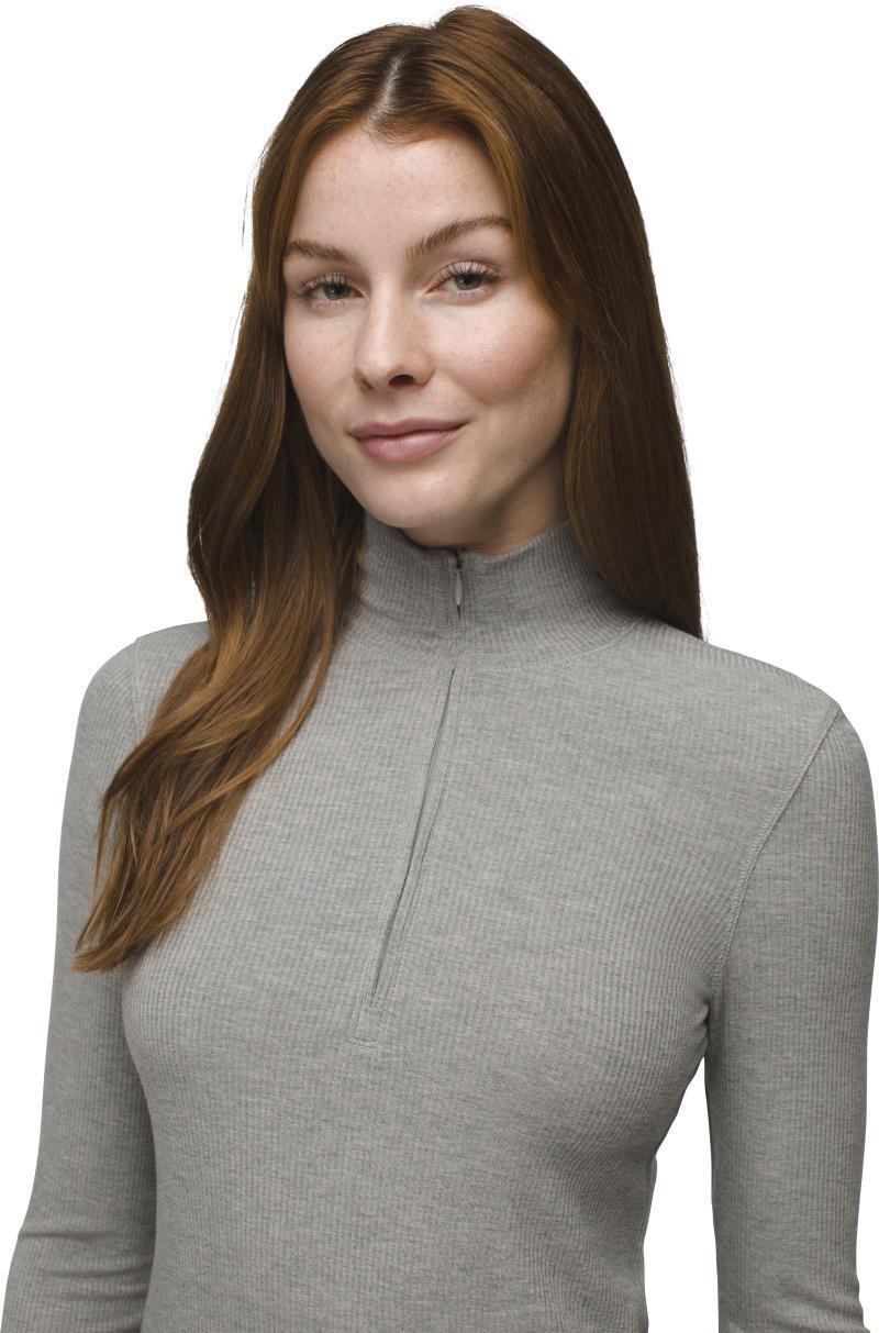 Foundation Rib LS Dress - Heather Grey 4