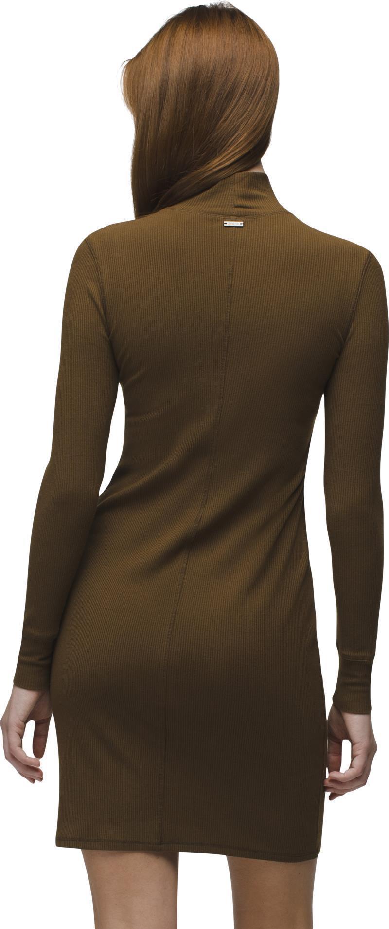 Foundation Rib LS Dress - Rich Earth Heather 3