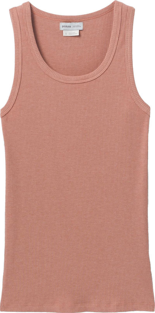 Foundation Rib Tank - Womens - Cloud Blush Heather 1