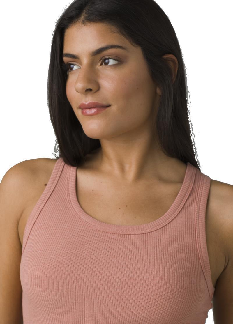 Foundation Rib Tank - Womens - Cloud Blush Heather 4