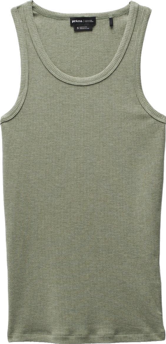 Foundation Rib Tank - Womens - Juniper Green Heather 1