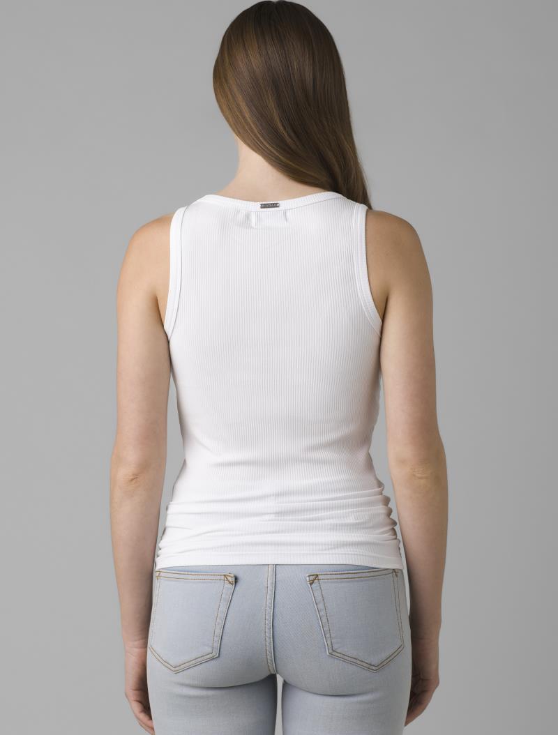 Foundation Rib Tank - Womens - White 3
