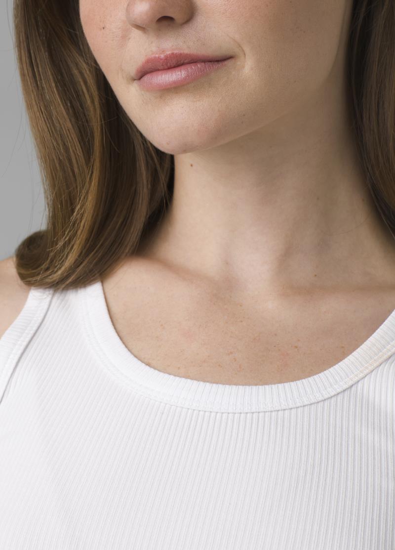 Foundation Rib Tank - Womens - White 4