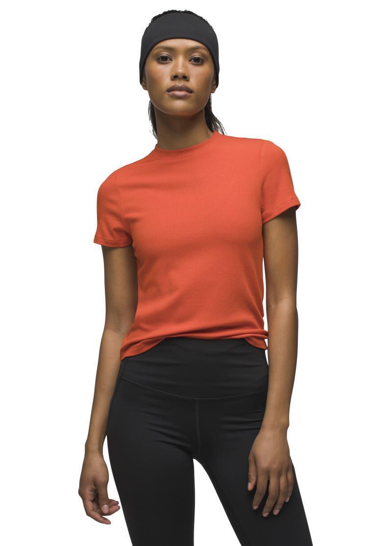Foundation Rib Tee - Womens - Fireside Heather 2