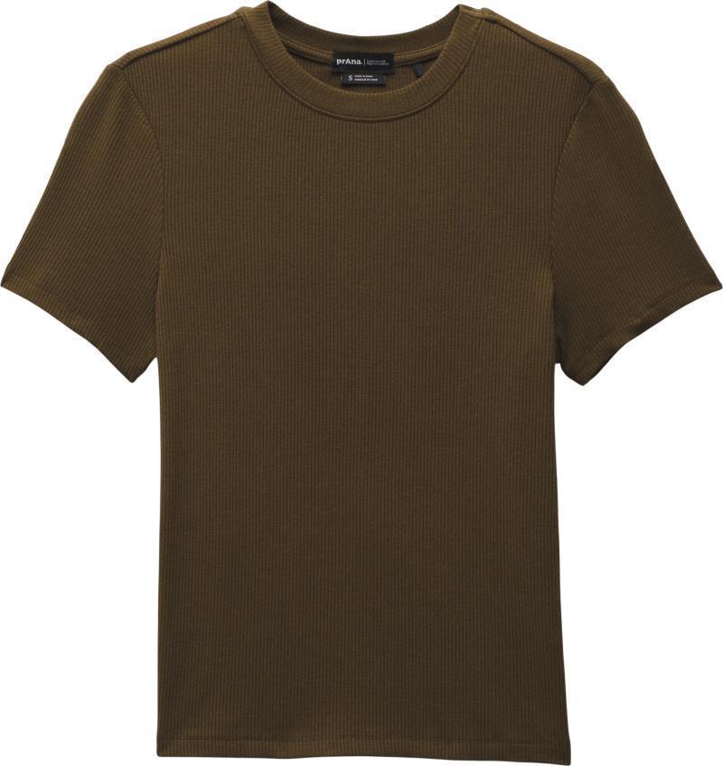 Foundation Rib Tee - Womens - Rich Earth Heather 1