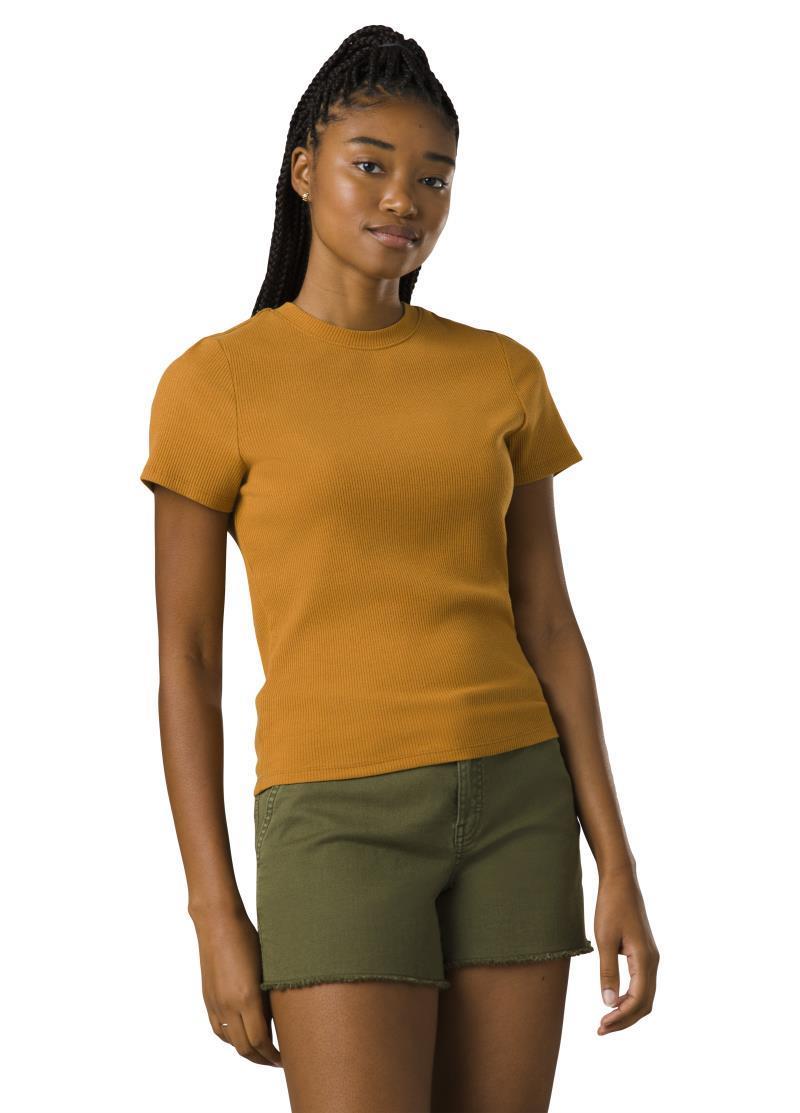 Foundation Rib Tee - Womens - Solstice Heather 1