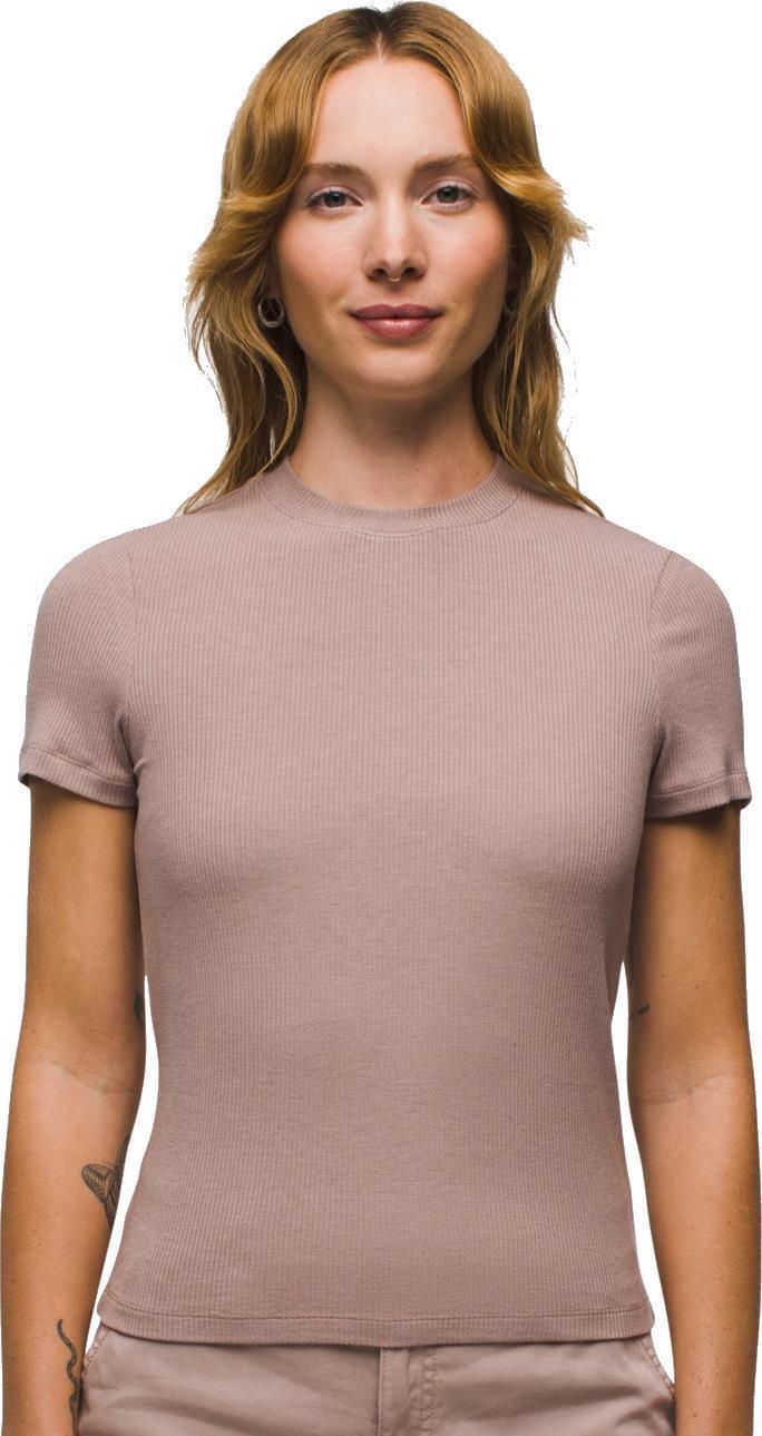 Foundation Rib Tee - Womens - Willow Heather 2