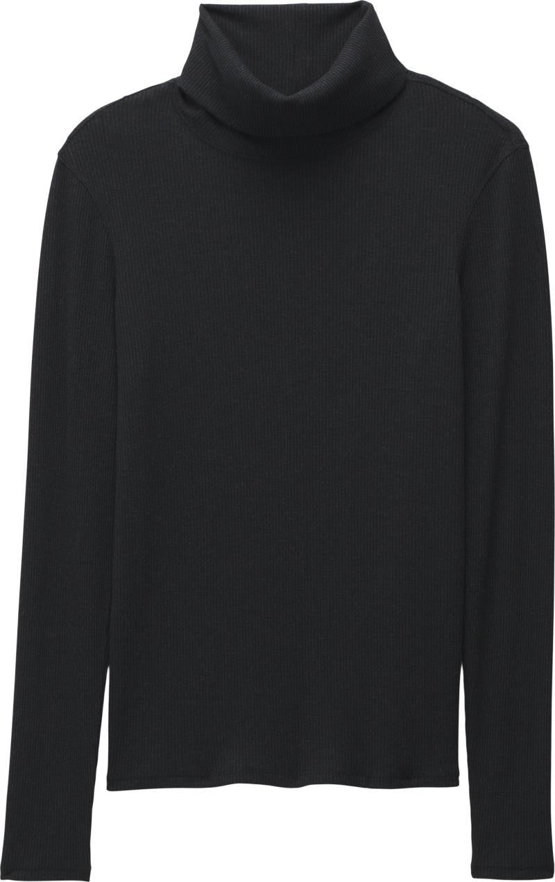 Foundation Rib Turtleneck - Womens - Black Heather 1