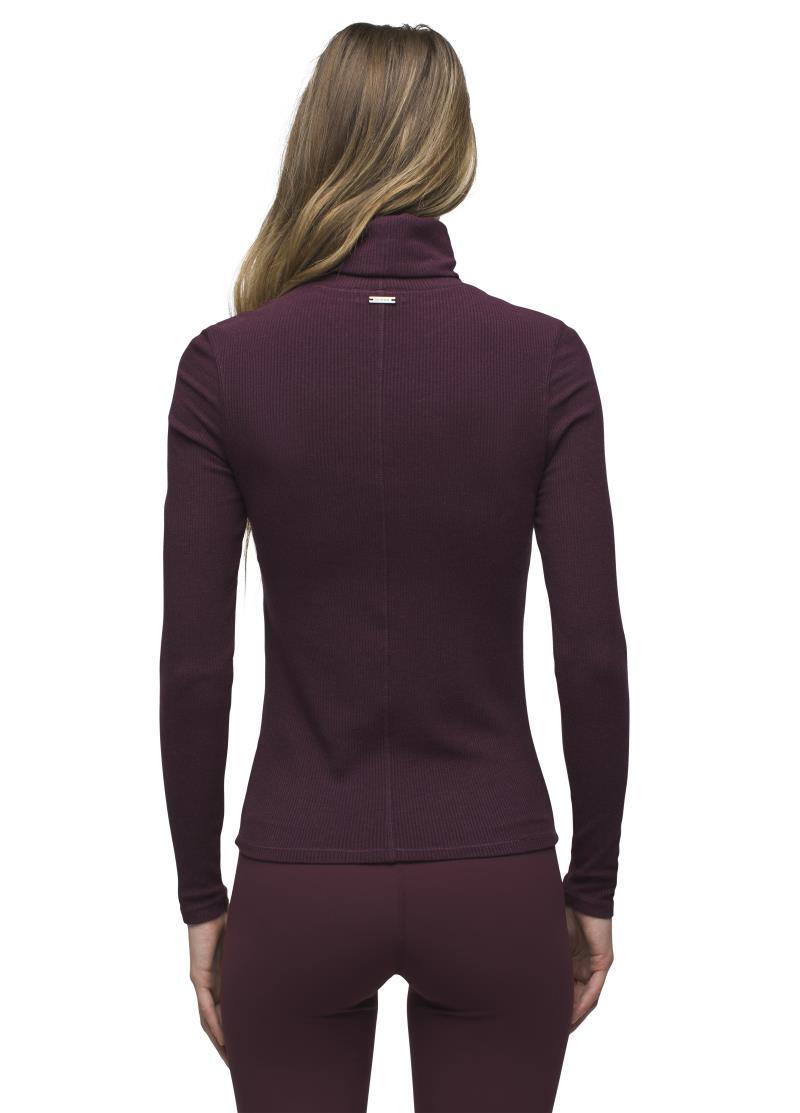 Foundation Rib Turtleneck - Womens - Mulberry Heather 3