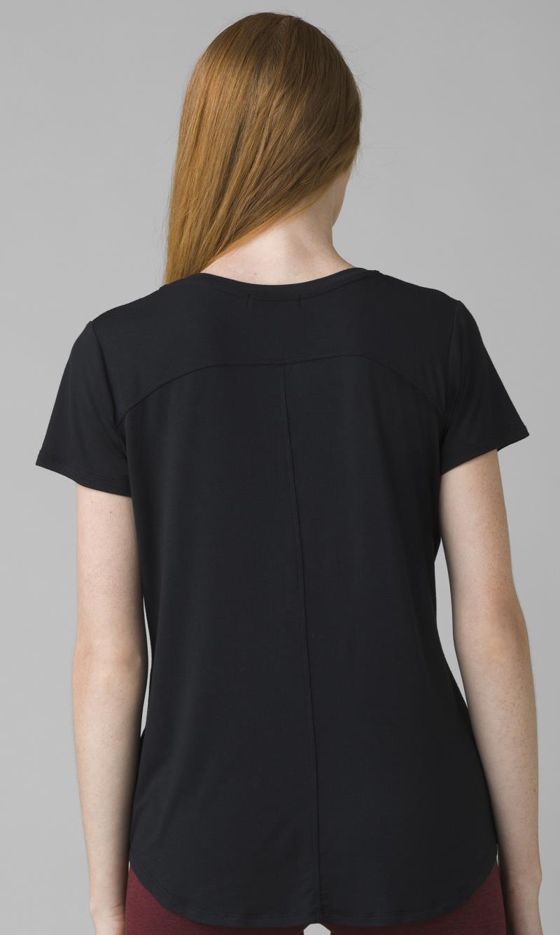 Foundation SS V-Neck - Womens - black 1