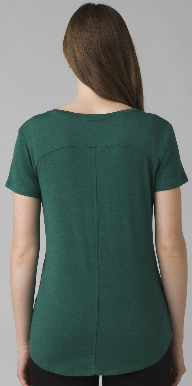 Foundation SS V-Neck - Womens - deep pine heather 1