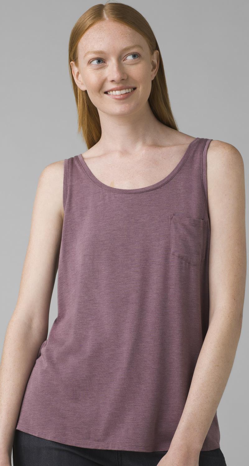 Foundation Scoop Neck Tank - Womens - Musk Heather 2